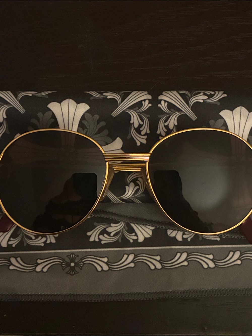 Vintage extremely rare Cartier louvre frames